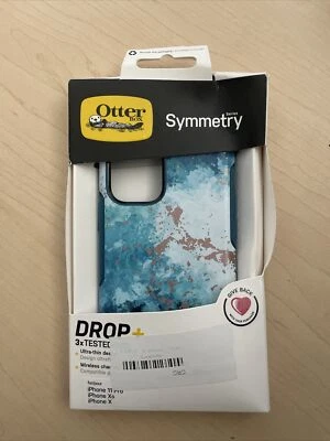 OtterBox Symmetry Drop+ Case for Apple iPhone 11 Pro / Xs/ X - Seas the Day Blue - Image 1 of 2