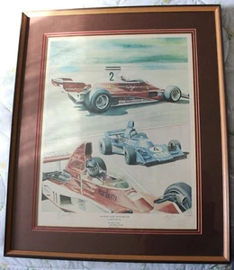 1976 Long Beach Grand Prix West, Water Color Poster, Artist Proof, Chuck Lantz - Picture 1 of 6