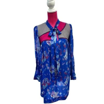 Vestido boho Lux by Urban Outfitters de seda e algodão - Imagem 1 de 4