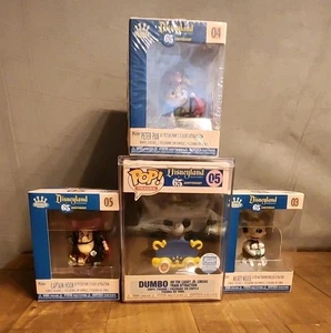 New Dumbo Jr. CircusTrain Disneyland #05 + 3 funko minis #3,4,5 ReadDescription - Picture 1 of 14