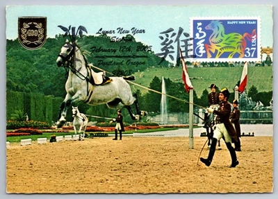 3895g Chinese Lunar New Year Horse FDC Maxi Card - Image 1 of 2