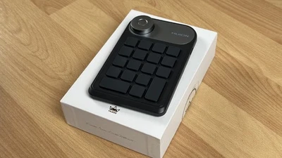 HUION Keydial Mini Bluetooth Programmierbare Tastatur mit Wählscheibe 5 Tasten - Bild 1 von 4