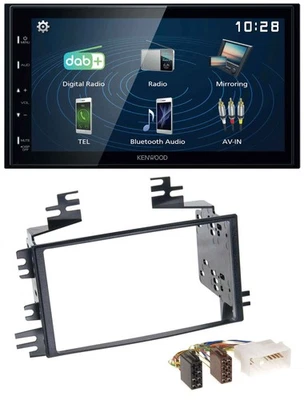 Kenwood 2DIN Bluetooth MP3 USB DAB Autoradio für Kia Rio Rio5 Sportage Hyundai A - Bild 1 von 4