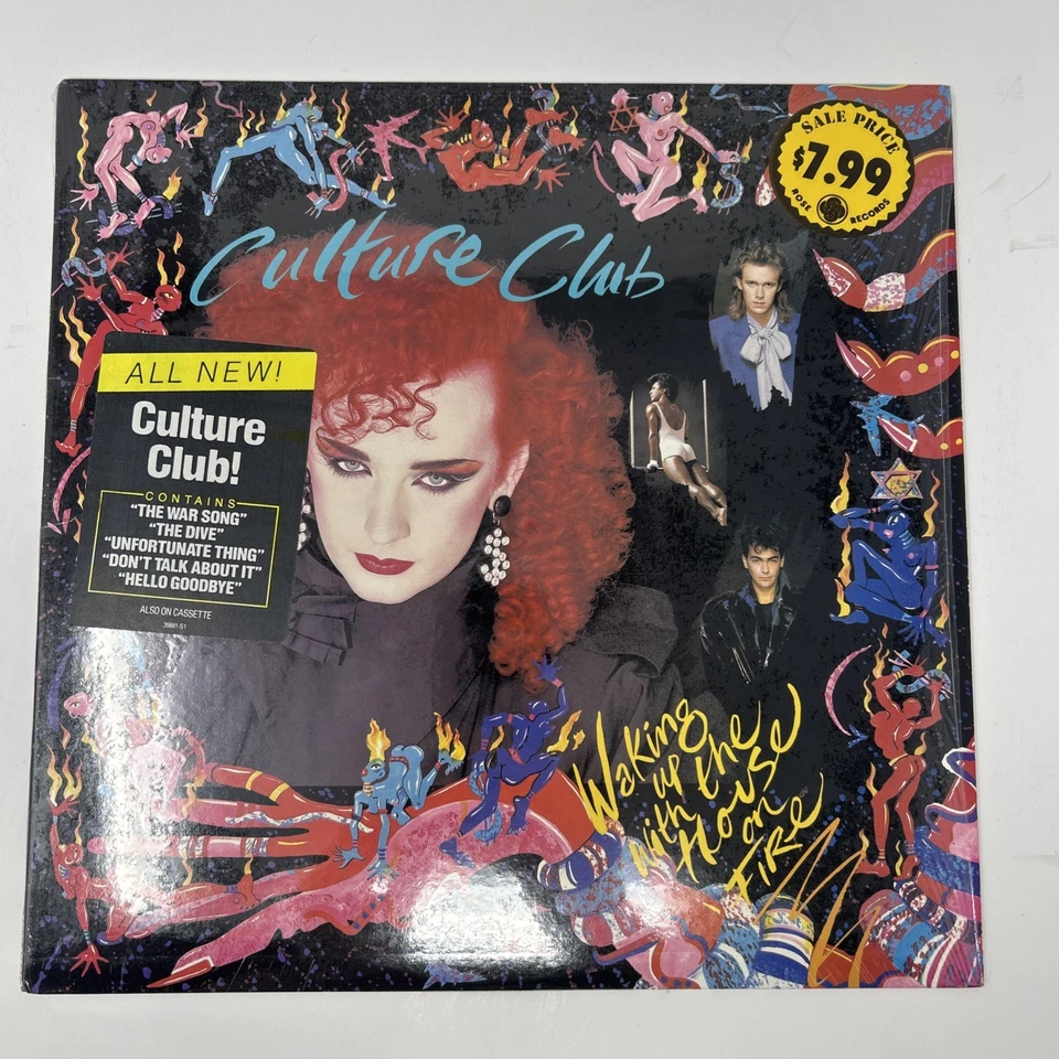 Culture Club Waking Up With The House On Fire Vinyl Record - OE39881 - Shrink - Image 1 of 4