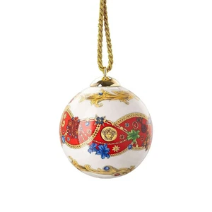 Rosenthal Versace Porcelain Christmas Ball New - Picture 1 of 4