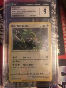 Rayquaza SWSH029 SWSH: Sword & Shield Promo Cards Holo CGC Grade 9 - Picture 1 of 3