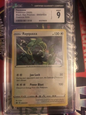 Rayquaza SWSH029 SWSH: Sword & Shield Promo Cards Holo CGC Grade 9 - Image 1 of 3