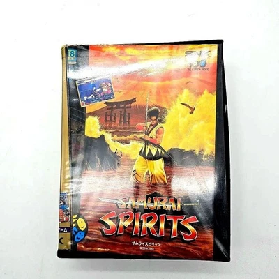 Samurai Spirits Neo Geo AES No Manual Japan box damage - Image 1 of 4