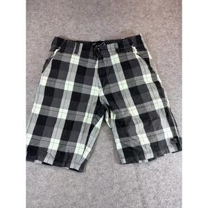 Pantalones Cortos Chinos Fox Racing a Cuadros para Hombres 32 Negros Blancos Informales Ropa de Calle Exterior - Imagen 1 de 7