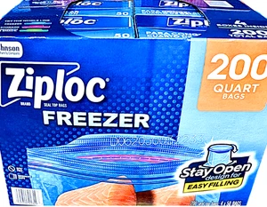 Ziploc Seal Top Freezer Quart Bag 4x50 Bags Total 200 Count - Picture 1 of 5