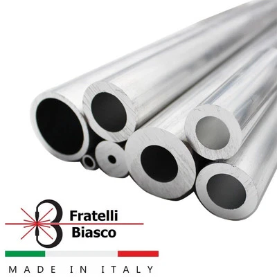 Tubolare Tubo Tondo in Alluminio da Ø 20 mm a  Ø 60 mm diversi spessori/lunghezz - Immagine 1 di 4