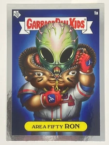 2022 Topps GPK X MLB 1a AREA FIFTY RON Ronald Acuña Jr. SILVER FOIL A - Picture 1 of 2