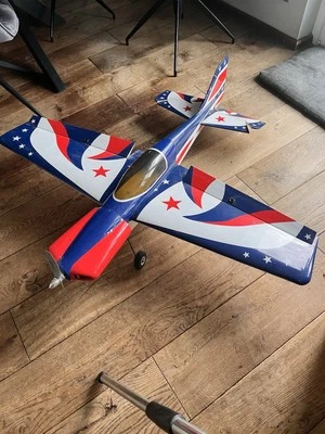 Kunstflug Modell, BalsaHolz Mit Folie Bespannt. Großer Elektromotor Umbau. - Bild 1 von 4