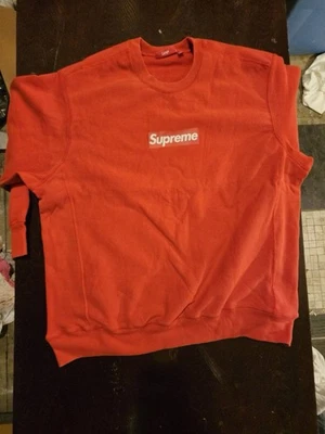 Supreme Box Logo Long Sleeve Men's Large Red on Red - Image 1 of 3