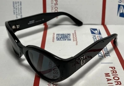 Gianni Versace Italy Women Sunglasses Silver Half Modusa 619 MOD Col 852 Black - Image 1 of 4