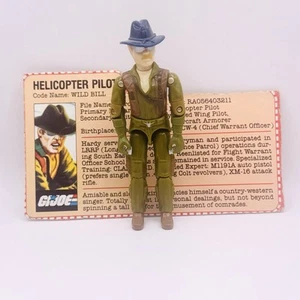 GI Joe 1983 Wild Bill 100% Complete Action Figure w/ File Card Combined Ship - Picture 1 of 12