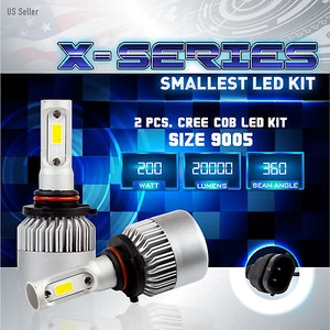 200W 20000LM CREE LED 6000K Faro Blanco Luz Kit SOLAMENTE - 9005 HB3 (A) - Imagen 1 de 1