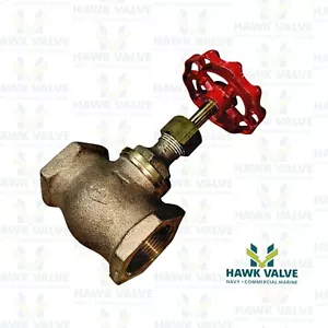 1-1/4" BRONZE 125 / 200THREADED GLOBE VALVE MILWAUKEE Fig.502 - Picture 1 of 6