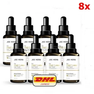 8x Hair Tonic G-Herb Stimulates New Hair Growth Thick Black Nourishes Strong - Picture 1 of 4