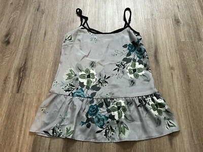 Women’s Y2K Full Tilt Floral Flower Spaghetti Strap Blouse Shirt Size S - Image 1 of 4