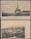 SAMOA 1903 PK SMS Condor+ GUAM USA 1905 PK Agana Post Patrouillenkreuzer Südsee