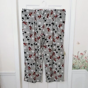 Pantalones de pijama de lana de Mickey Mouse de Navidad para mujer talla 3X Disney NUEVO - Imagen 1 de 13