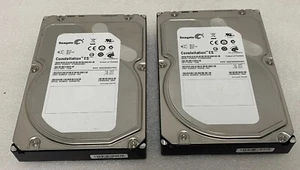 Lot of 2x ST32000444SS Seagate Constellation ES 2TB 3.5" SAS Hard Drive - Afbeelding 1 van 2