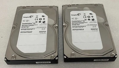 Lot of 2x ST32000444SS Seagate Constellation ES 2TB 3.5" SAS Hard Drive - Image 1 of 2