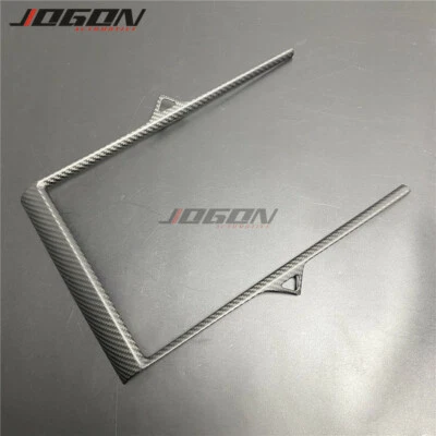 Marco de navegación GPS de consola central de carbono para Tesla Model X S 2014-2018 Foto 1 de 4