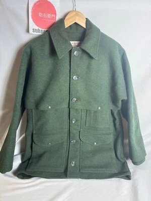 Filson Double Mackinaw Cruiser Wool Jacket Green Size 40 Made in USA Vintage - Image 1 of 4