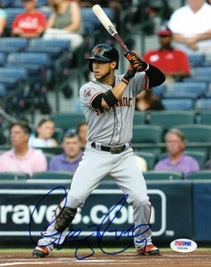 GREGOR BLANCO SIGNED AUTOGRAPHED 8x10 PHOTO SAN FRANCISCO GIANTS PSA/DNA - Picture 1 of 2