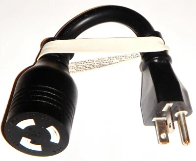 NEMA 5-20P to L5-20R Power Extension Adapter Cord 20A 12AWG Tripp Lite P044-06I - Image 1 of 2
