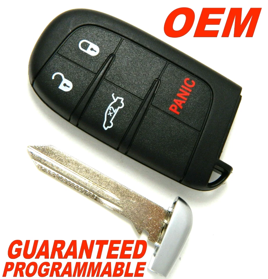 OEM 2011-2023 DODGE CHARGER 4 BUTTON REMOTE SMART KEY FOB 68051387 M3N 40821302 - Image 1 of 4