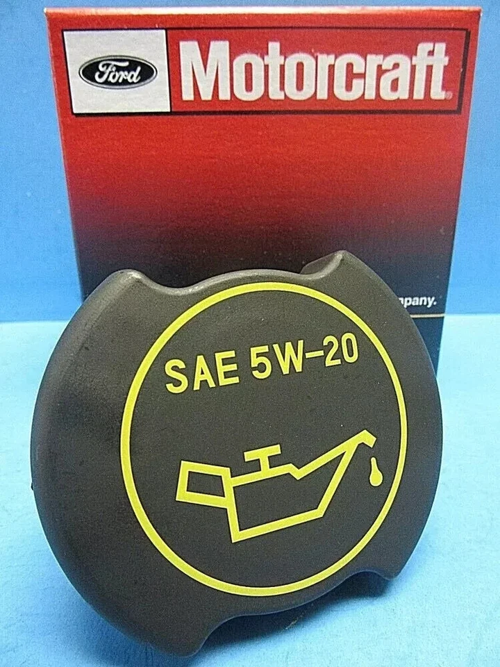 Engine Oil Filler Cap Genuine OEM FORD Motorcraft EC-755  Screw On SAE 5W-20 - Image 1 of 4