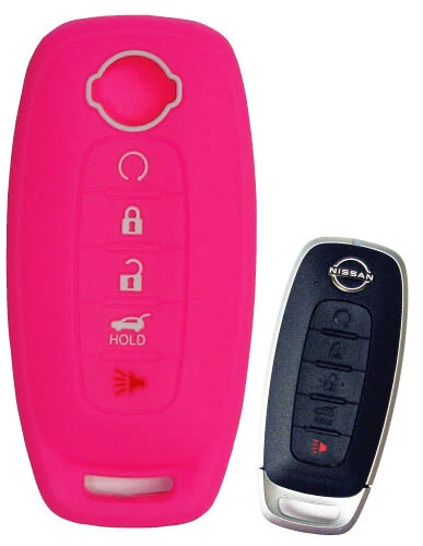 Chaveiro de entrada sem chave tampa de controle remoto de borracha Nissan Rogue Pathfinder 2023 2024 2025 - Imagem 1 de 1