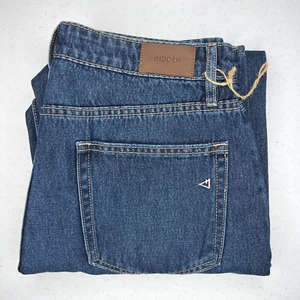 Hidden Women's Jeans Zoey Mom Denim Tapered Dark Wash Cotton (Size-29) NEW - Picture 1 of 12