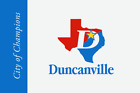Aufkleber Duncanville City (Texas)  Flagge 12 x 8 cm Autoaufkleber