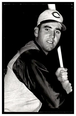 Jerry Lynch Cincinnati Reds Vintage Baseball Postcard Rd9  - Imagem 1 de 2