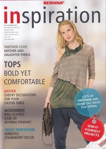 Revista de Costura Bernina Inspiration con Patrones Primavera 2011 Nº 49 - Imagen 1 de 3