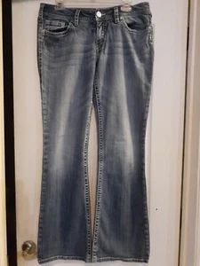 SLIVER Jeans SUKI Bootcut Stretch Denim Jeans Womens Size 32" x 34" - Picture 1 of 11