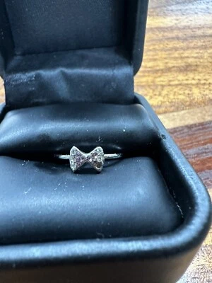 Rhinestone Bow Toe Or Pinky Ting  - Image 1 of 3
