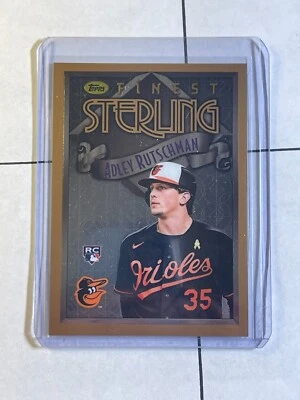 Adley Rutschman 2023 Topps Finest Flashback Sterling Rookie Card RC #16 Orioles - Image 1 of 2