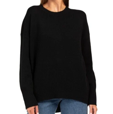 Suéter Theory Cashmere Karenia F Crew Negro M;Nuevo con Etiquetas Foto 1 de 4