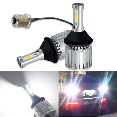SOCAL-LED 2x 7506 1156 Back up Bulbs Extremely Bright Reverse Light 6000K White - Image 1 of 4