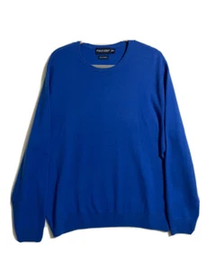 Vintage Polo Ralph Lauren Sweater Mens XL Blue Cashmere Knit Polo Golf - Picture 1 of 9