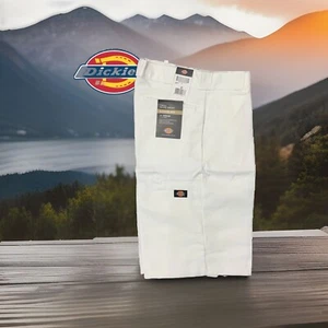 BIG MEN WHITE Dickies 13" Loose Fit Cell Phone Shorts 42283WH Size 46, 48-50 NWT - Picture 1 of 8