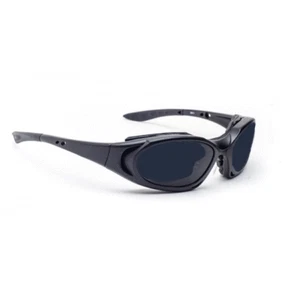 Gafas de seguridad para vidrio BoroTruView sombra #5 - 55-15-135 envoltura de plástico negro - Imagen 1 de 1