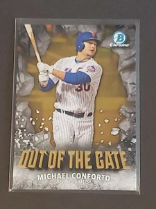 2016 Bowman Chrome Michael Conforto SSP /50 Out of the Gate True RC Rookie - Picture 1 of 2