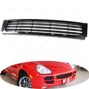 Front Bumper Top Radiator Grille Cover For Porsche Cayenne Base / S 2003-2006  - Picture 1 of 6