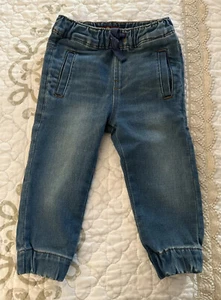 7 For All Mankind Baby Boy Toddler  Jeans- size 18M Joggers - Picture 1 of 5